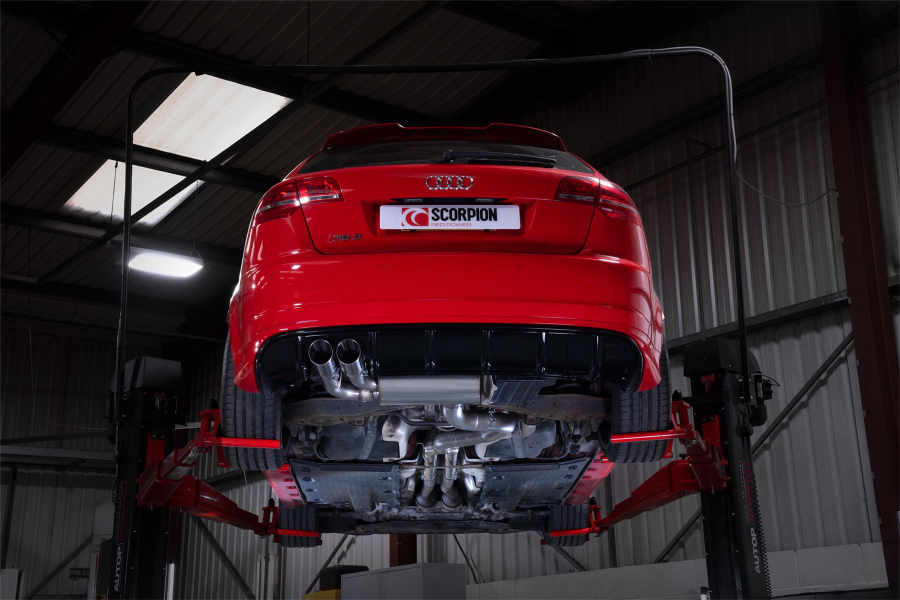 Scorpion Exhaust Non-Res Secondary Cat-Back System Audi RS3 8P 2011-2012