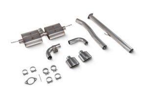 Scorpion Exhaust Non-Resonated GPF-Back System With Valves EVO R Tailpipe Hyundai Kona N 2021-2023