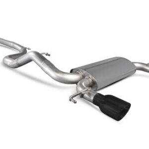 Scorpion Exhaust Non-Res Cat-Back (Black) Vauxhall Corsa E VXR 2015-2018