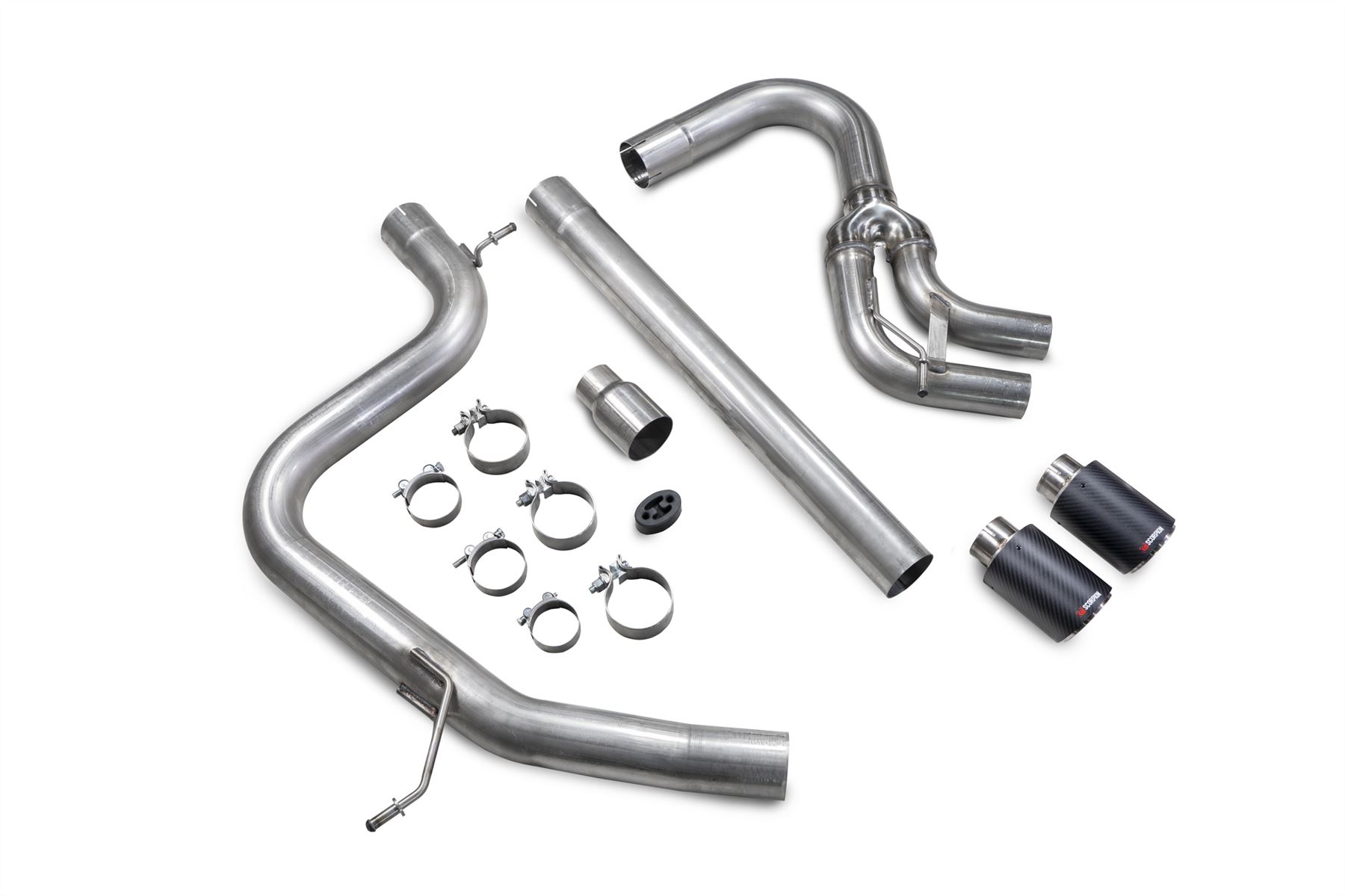 Scorpion Exhaust Cat-Back System Carbon Volkswagen Golf GTD MK7 185PS 2013-2016