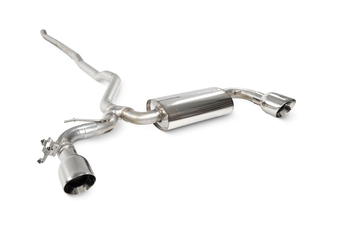 Scorpion Exhaust Tunr Non Resonated Cat-Back System Daytona Tailpipe Mini Cooper S Clubman F54 Non-GPF Models 2015-2018