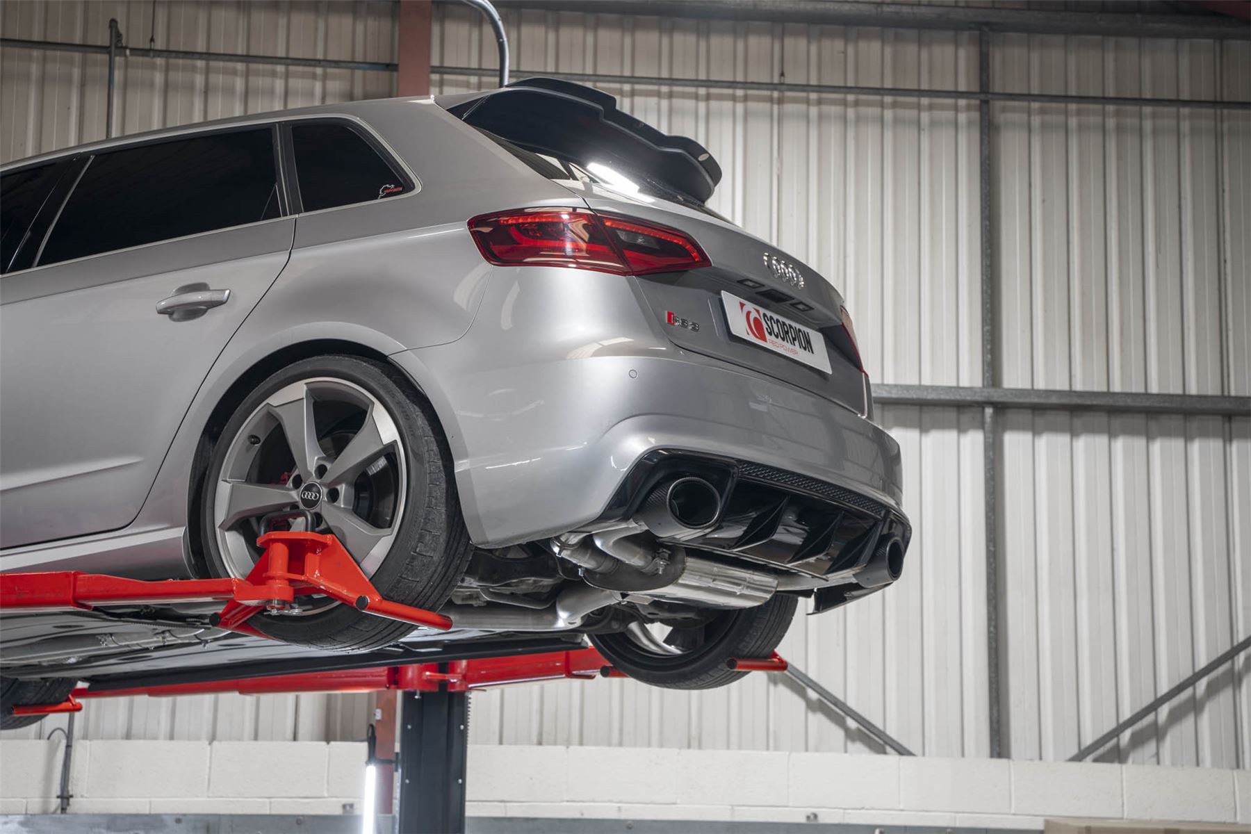 Scorpion Exhaust Resonated Cat-Back With Valves Audi RS3 8V Sportback Pre-Facelift 2015-2017