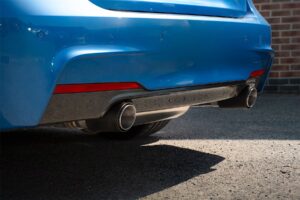 Scorpion Exhaust Non-Res Cat-Back System Carbon Trims BMW 340i F30/F31 2015-2018