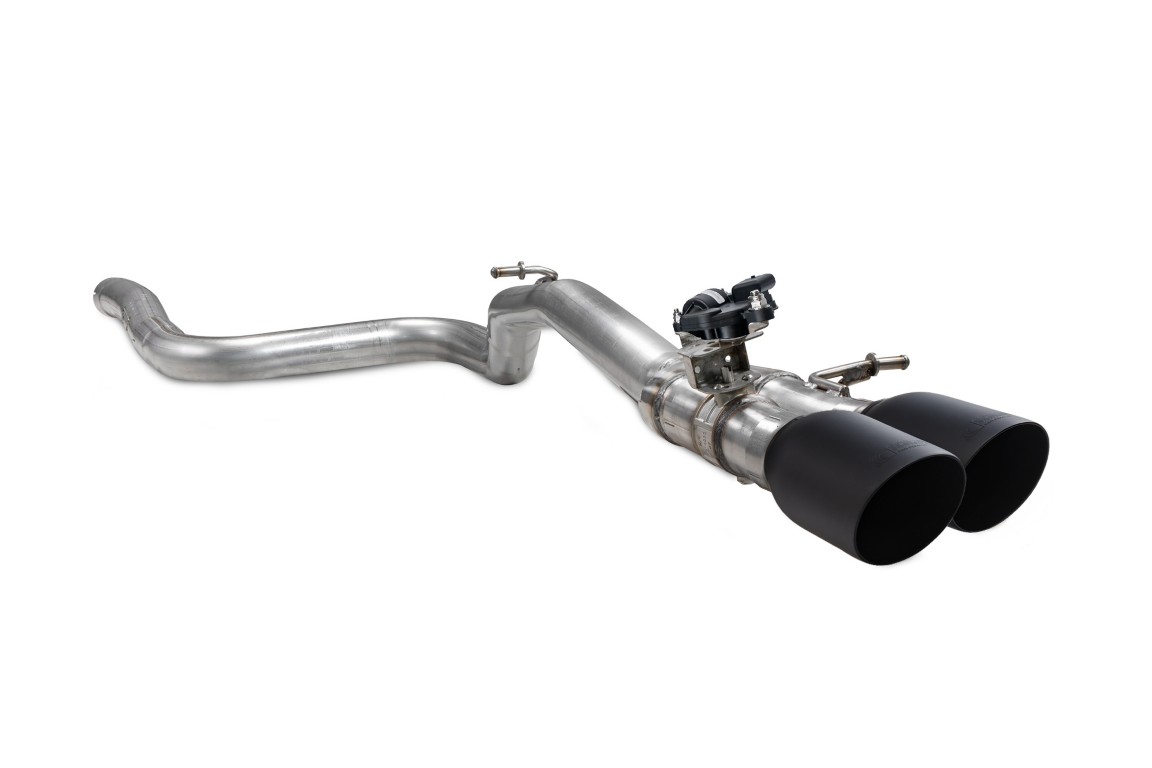 Scorpion Exhaust Predator GPF-Back System With Electronic Valve Daytona Black Ceramic Tailpipe Ford Puma ST 2020-2024