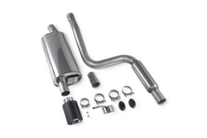 Scorpion Exhaust Resonated Cat Back System Carbon Ford Fiesta ST150 2004-2008