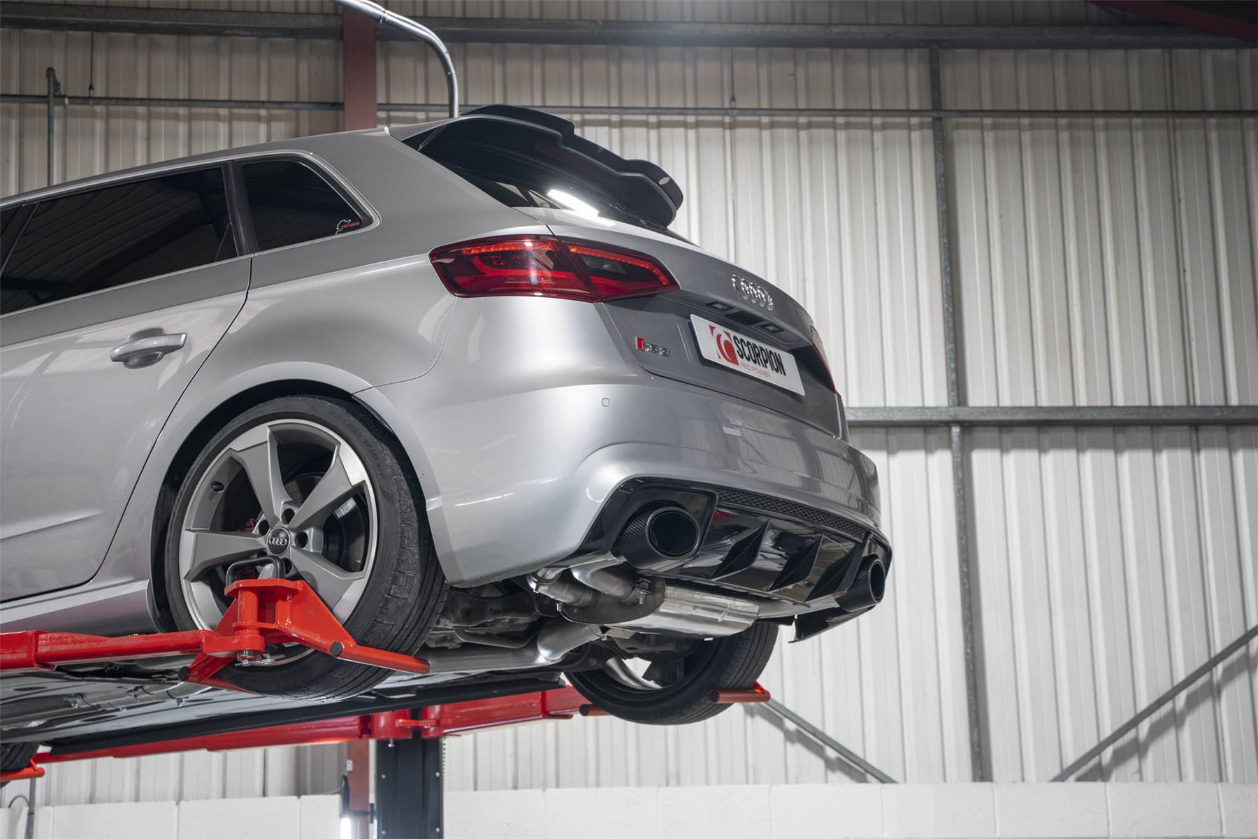 Scorpion Exhaust Non Res Cat-Back With Valves Audi RS3 8V Sportback Pre-Facelift 2015-2017