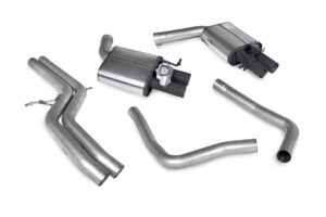 Scorpion Exhaust Non-Resonated Half System OE Fitment Tailpipe Audi RS7 C7 4.0 TFSI Biturbo Quattro 2013-2018