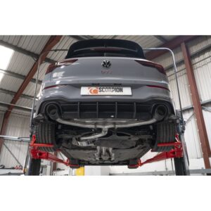 Scorpion Exhaust Non-Res GPF-Back System Volkswagen Golf GTI MK8/MK 8.5 Clubsport 2020-2026