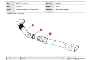 Scorpion Exhaust Turbo Downpipe Sports Cat Audi TT RS MK2 2009-2014