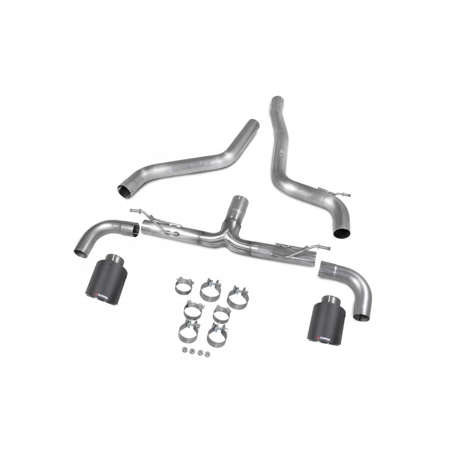 Scorpion Exhaust Predator GPF-Back System Ascari Trims Ford Focus ST Mk4 2019-2025