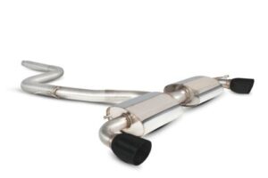 Scorpion Exhaust Non-Res Cat-Back (Black) Volkswagen Scirocco R 2009-2017