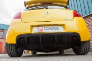 Scorpion Exhaust Non-Res Cat-Back Twin Renault Clio MK3 197 Sport 2.0 16v 2006-2009