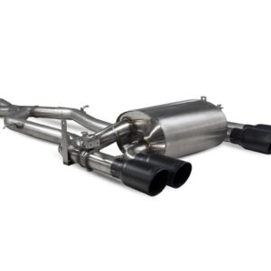 Scorpion Exhaust Non-Res Cat-Back System With Electronic Valves Daytona Black Ceramic Tailpipe BMW M4 F82/F83 GPF & Non-GPF Model 2014-2020