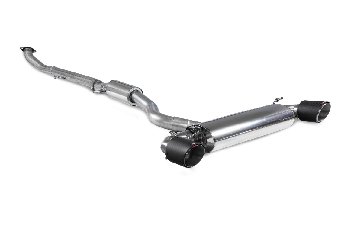 Scorpion Exhaust Resonated GPF Back System Ascari Tailpipe Toyota Yaris GR Circuit Pack Pre-Facelift 2020-2024
