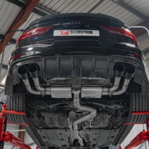 Scorpion Exhaust Non-Res Cat/GPF-Back With Valves Audi S3 Saloon 8V 2013-2020