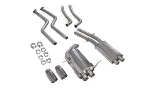 Scorpion Exhaust Cat-Back System Twin Dayton Trims BMW 325 E46 RWD Petrol 2000-2006