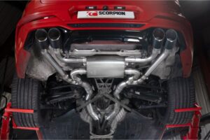 Scorpion Ascari Half System with valves BMW X4 M Pre LCI GPF Model 2019-2021