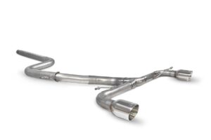 Scorpion Exhaust Non-Res Predator Cat-Back System (Polished) Volkswagen Scirocco R 2009-2017