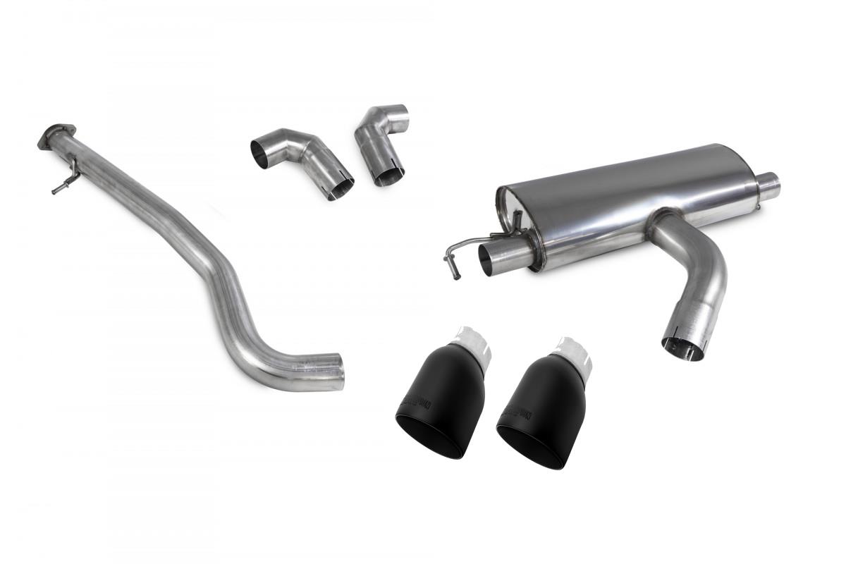 Scorpion Non-resonated GPF Back System Black Toyota Yaris GR Pre-Facelift 2020-2024