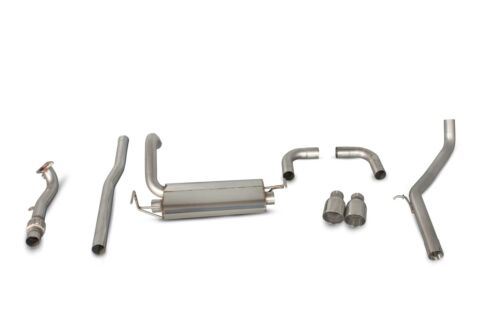 Scorpion Exhaust Non-Res Cat-Back Fiat 500 Abarth 1.4 IHI Turbo 2008-2018