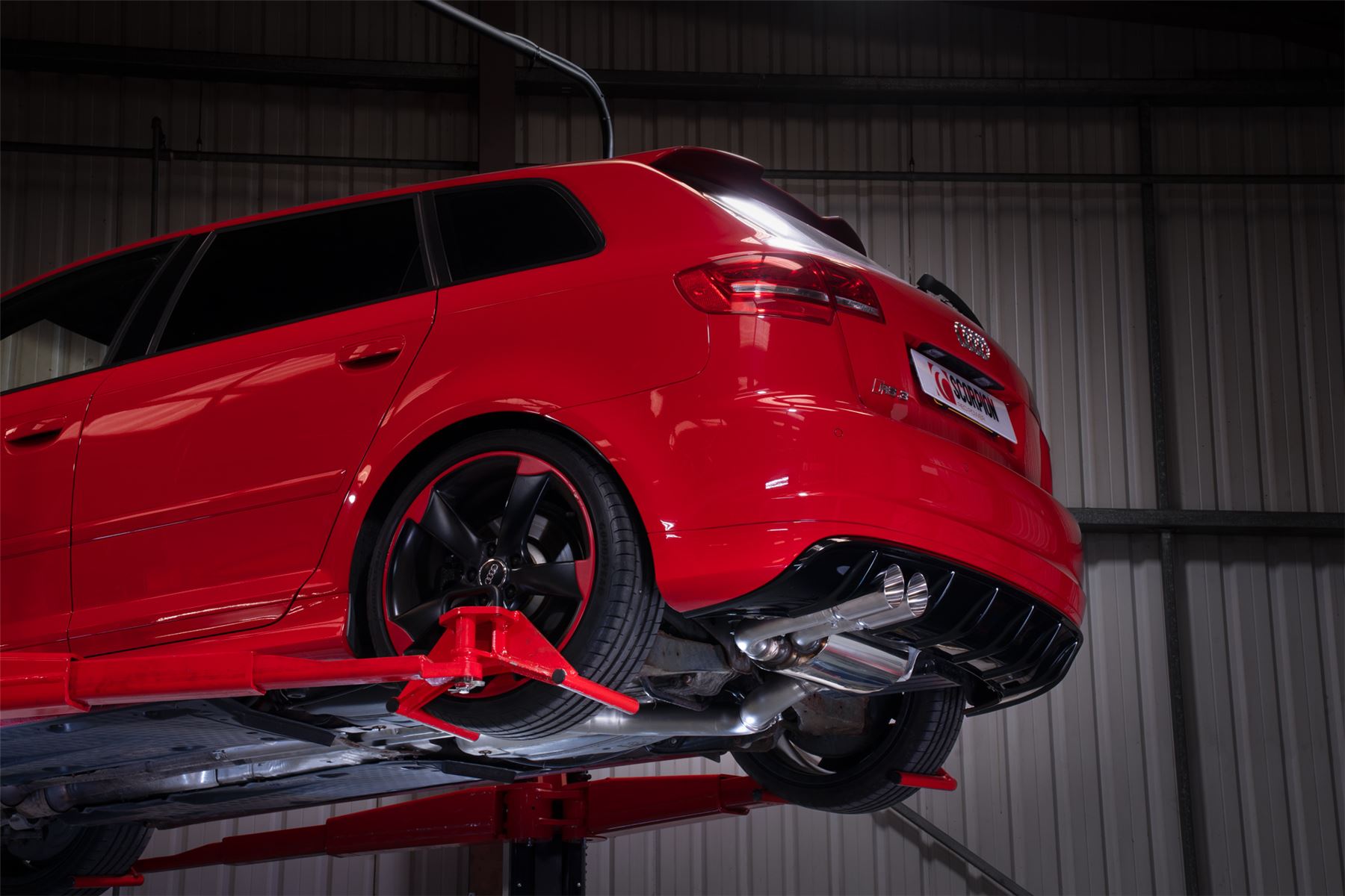 Scorpion Exhaust Non-Res Secondary Cat-Back System Audi RS3 8P 2011-2012