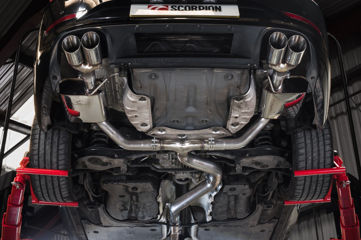 Scorpion Exhaust Non-Resonated GPF-Back System Daytona (quad) Tailpipe CUPRA Leon ST VZ 4Drive 2020-2026