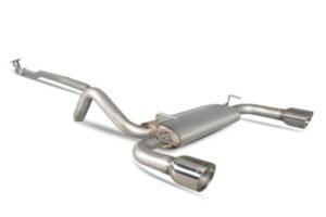 Scorpion Exhaust Non-Res Cat-Back Fiat 500 Abarth 1.4 IHI Turbo 2008-2018
