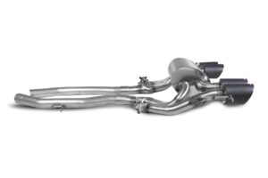 Scorpion Exhaust Half System Carbon Ascari Trims BMW M4 G82 Competition GPF Model 2021-2026