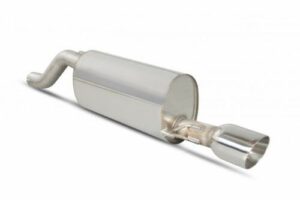 Scorpion Exhaust Rear Silencer Vauxhall Corsa D 1.4 Turbo Black Edition 2012-2015