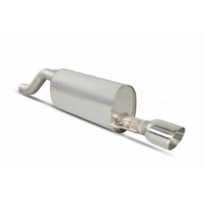 Scorpion Exhaust Rear Silencer Vauxhall Corsa D 1.4 Turbo Black Edition 2012-2015