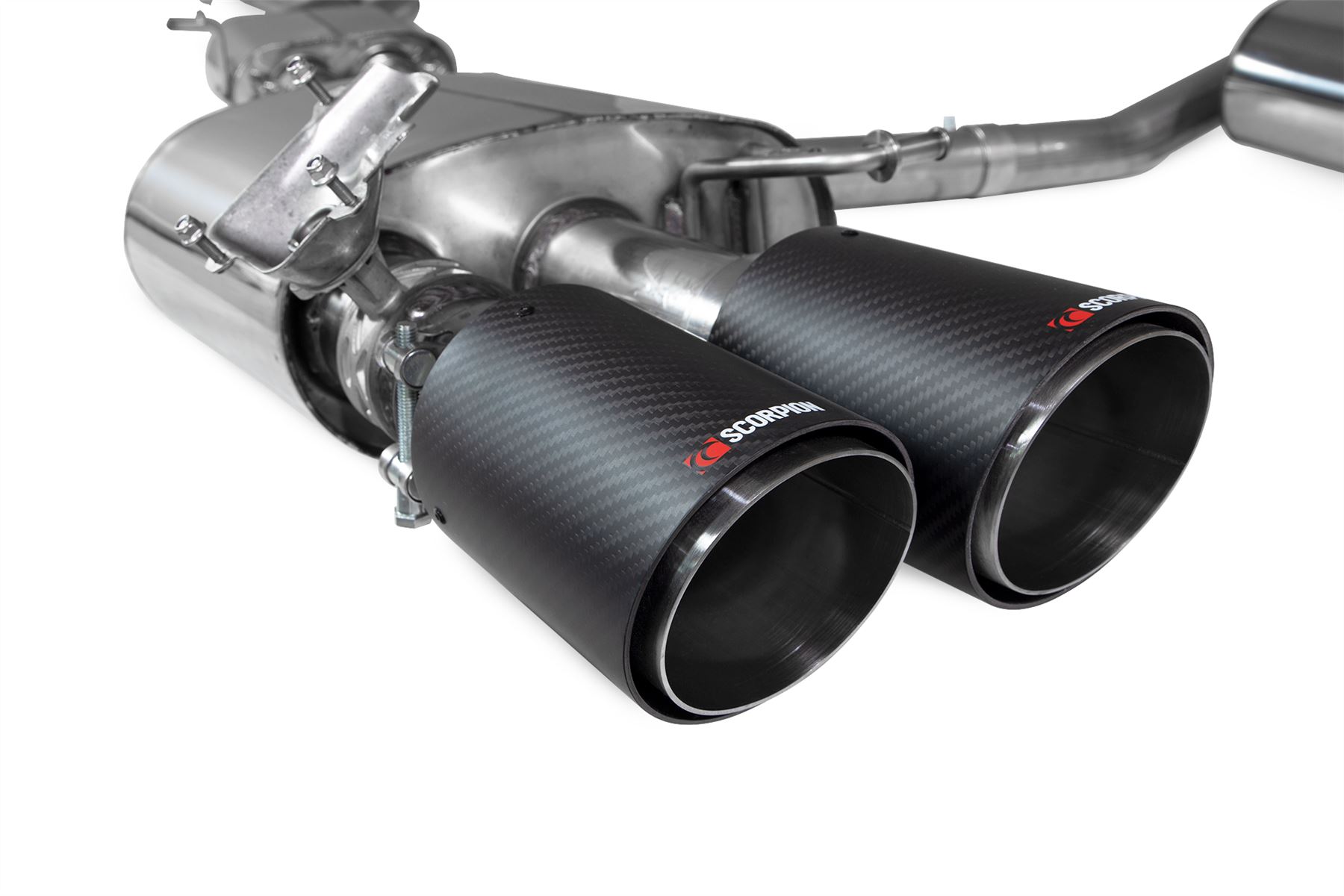 Scorpion Exhaust Non-res half System Audi S4 B9 Quattro 3.0T V6 Avant Non-GPF Models 2017-2019