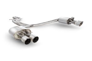 Scorpion Exhaust Non-Res Half System With Electronic Valves Daytona Tailpipe Audi S6 C7 2012-2018