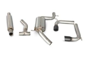 Scorpion Exhaust Res Cat-Back (Black) Volkswagen Golf MK7 GTI 2013-2016