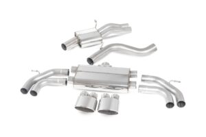 Scorpion Exhaust Res Cat-Back Without Valves Audi RS3 Saloon 8V MQB (GPF and Non-GPF models) 2017-2020