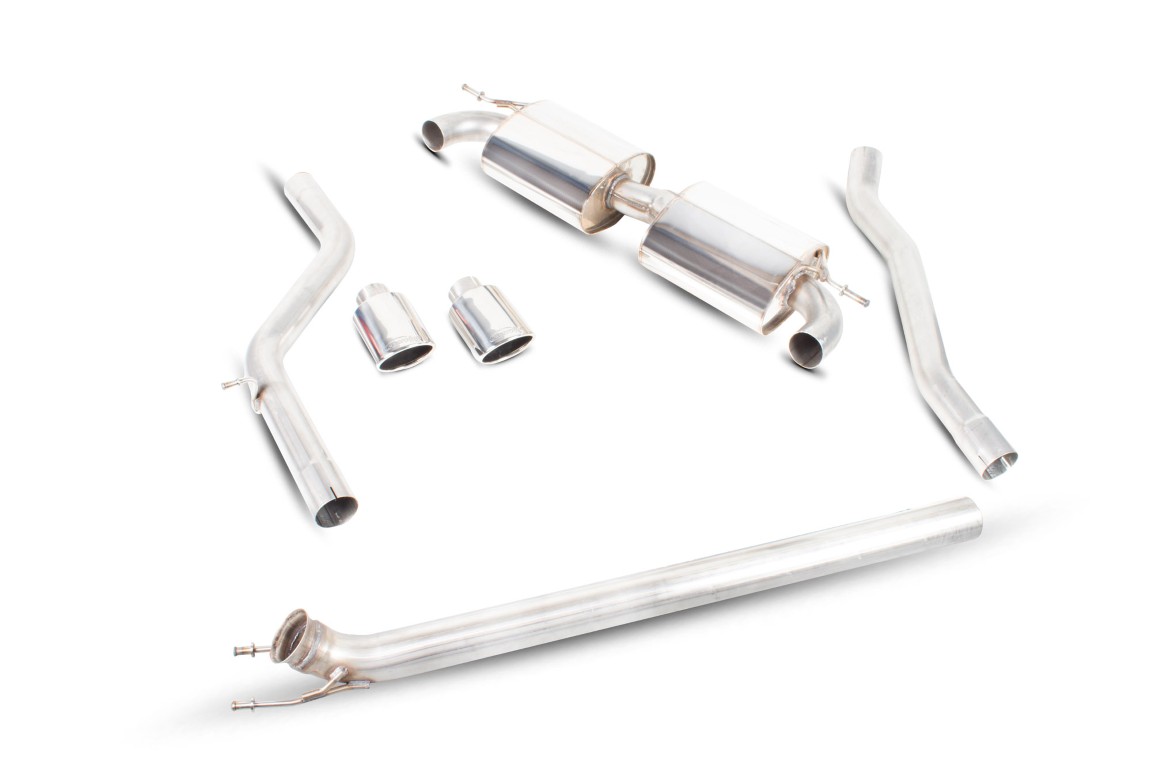 Scorpion Exhaust Non-Resonated Cat-Back System EVO Tailpipe Mercedes-Benz A-Class A200 Sport 2012-2015