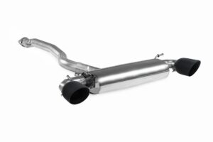 Scorpion Exhaust Non-Resonated GPF Back System Daytona Black Ceramic Tailpipe Toyota Yaris GR Circuit Pack Pre-Facelift 2020-2024