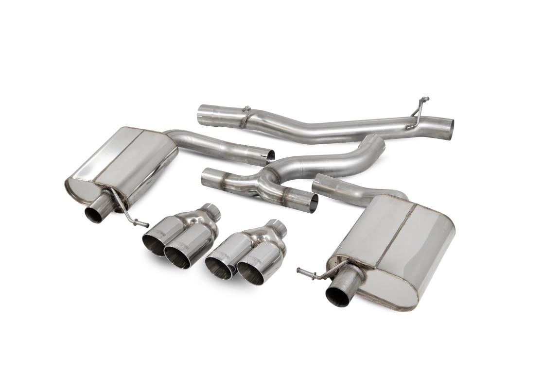 Scorpion Exhaust Non-Resonated GPF-Back System Daytona (quad) Tailpipe CUPRA Leon ST VZ 4Drive 2020-2026
