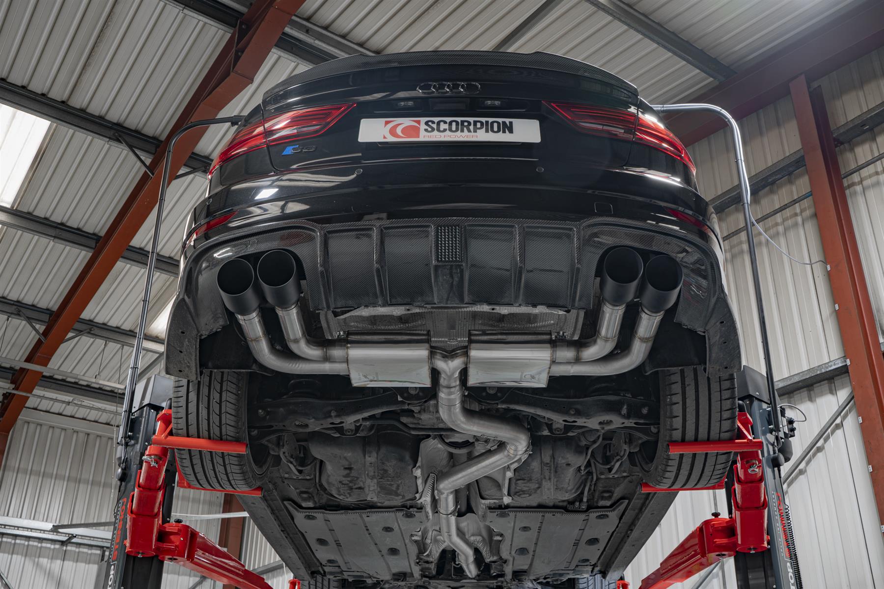 Scorpion Exhaust Non-Res/GPF Back Without Valves Audi S3 Saloon 8V 2013-2020