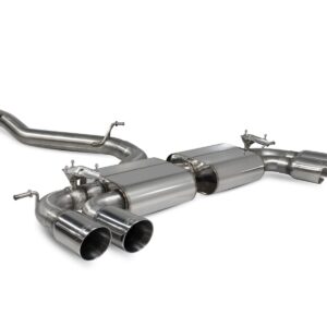 Scorpion Non-res Cat/GPF-Back & valves Volkswagen Golf R MK8/8.5 GPF Model 2021-2026