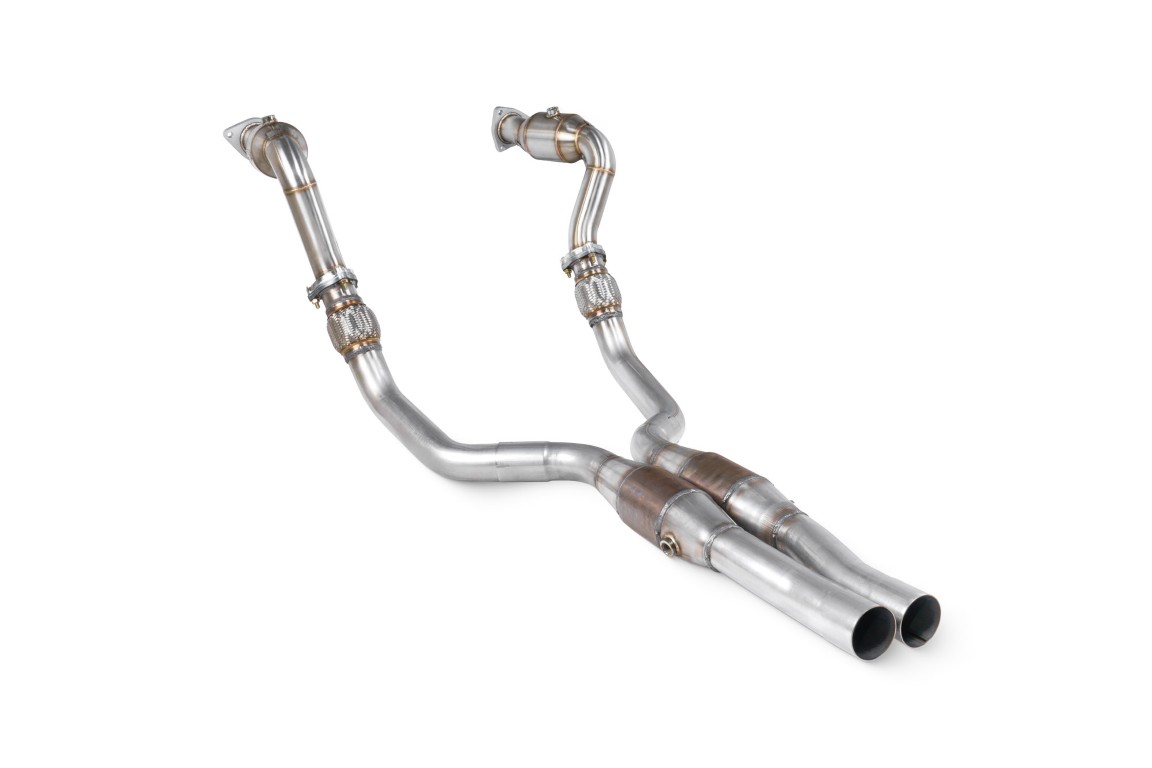 Scorpion Exhaust Downpipes With Sports Cats In Front Pipes Audi S5 8T Coupe 2012-2017