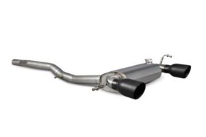 Scorpion Exhaust Non-Res Cat-Back (Black) Audi TT Mk1 Quattro 3.2 V6 1999-2006