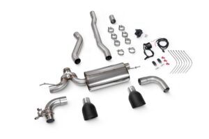 Scorpion Exhaust Tunr GPF-Back System Daytona Black Ceramic Tailpipe Mini Clubman F54 Cooper S 19-On Excludes JCW and ALL4 Models 2019-2024