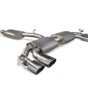 Scorpion Exhaust Res Cat-Back Valved Audi TT S MK3 Coupe Non-GPF Model 2014-2019