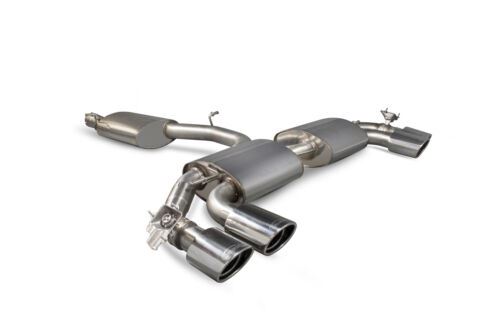 Scorpion Exhaust Res Cat-Back Valved Audi TT S MK3 Coupe Non-GPF Model 2014-2019