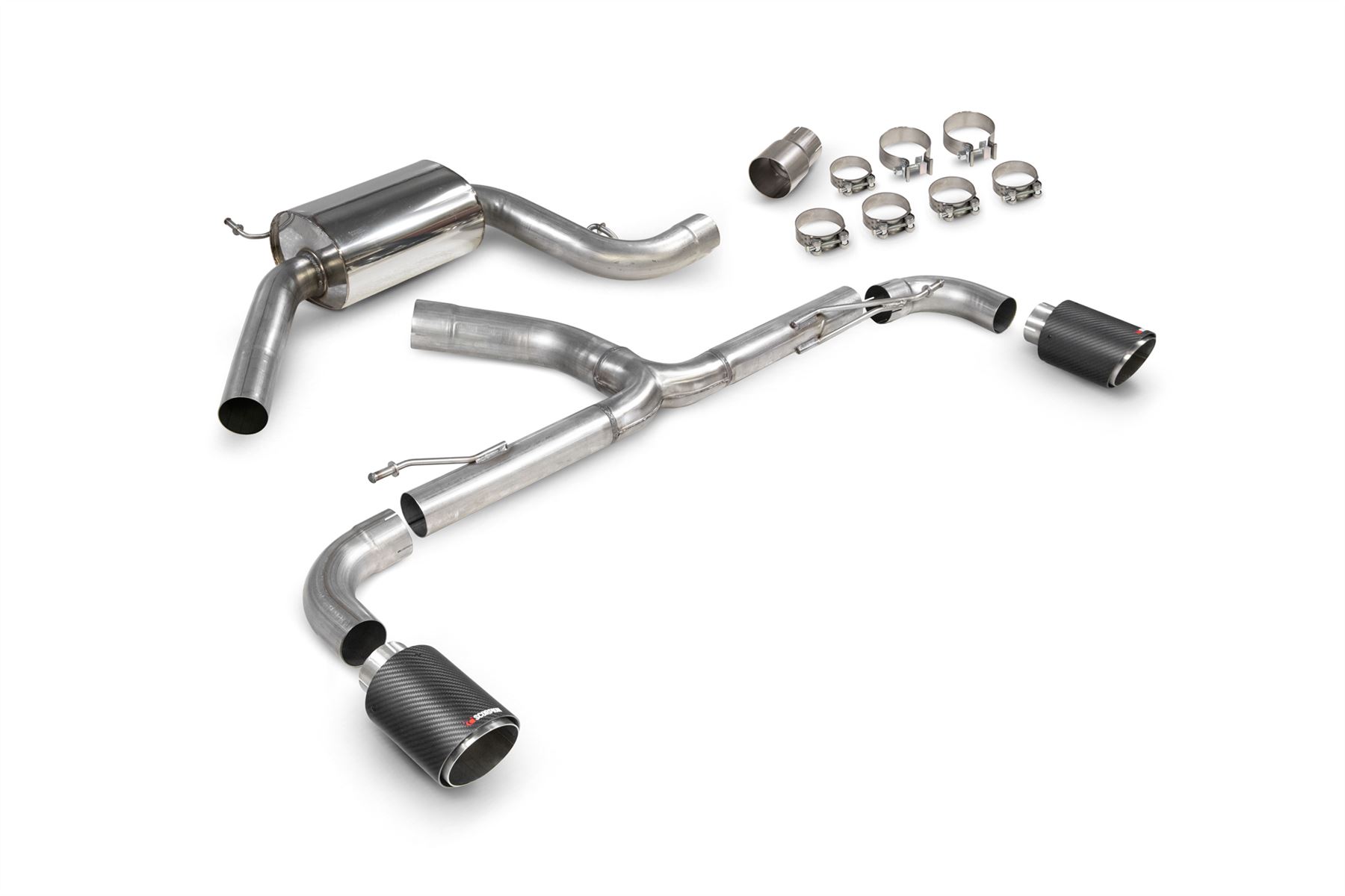 Scorpion Exhaust Resonated Predator Cat-Back System Volkswagen Golf GTI MK6 Edition 35 2009-2013