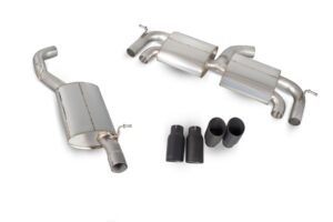 Scorpion Exhaust Res Cat-Back Non-Valved (Black) Volkswagen Golf MK7 R 2014-2016