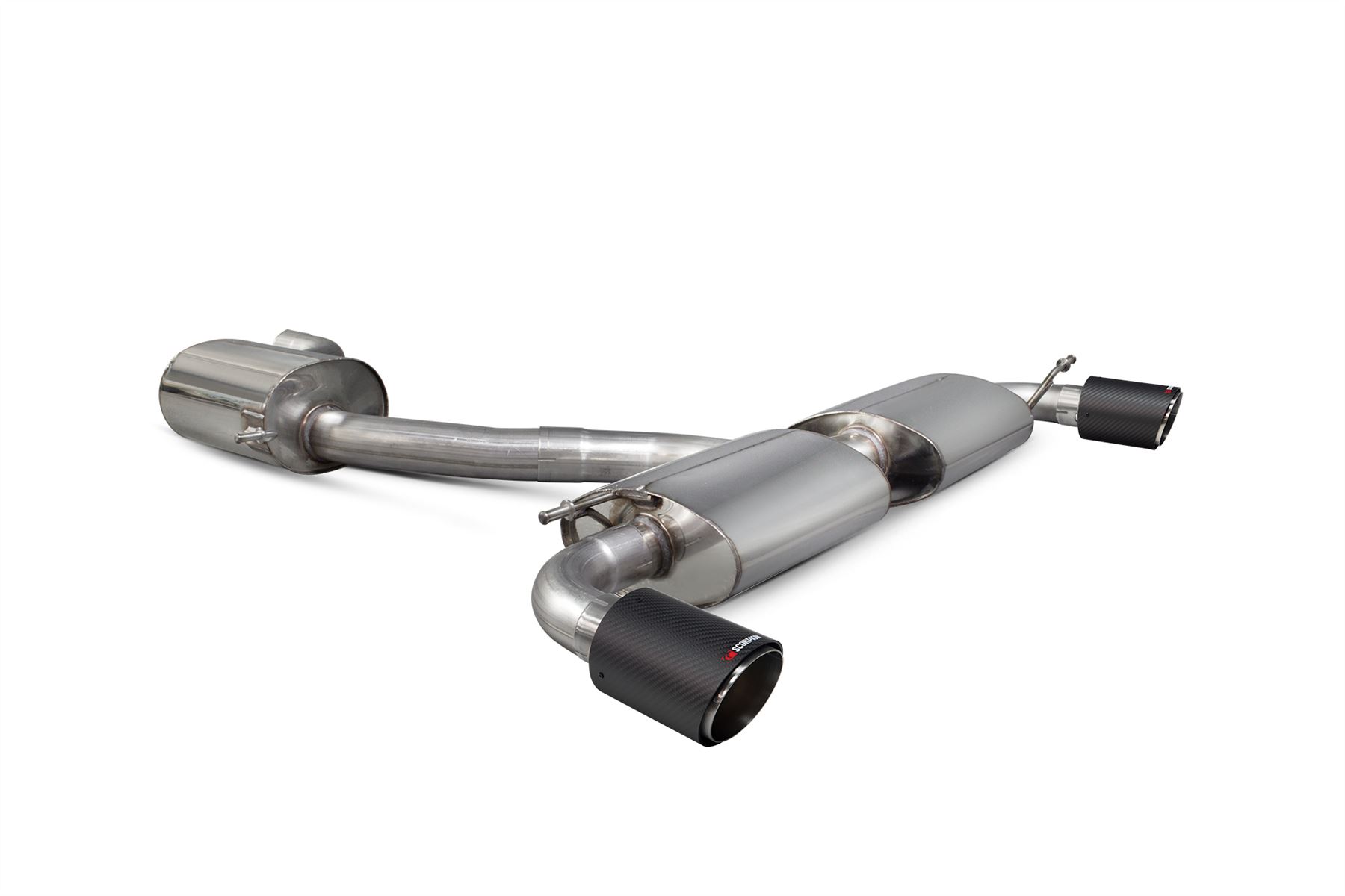 Scorpion Exhaust Res Cat-Back (Black) Volkswagen Golf GTI Mk6 2.0 Tsi 2009-2013