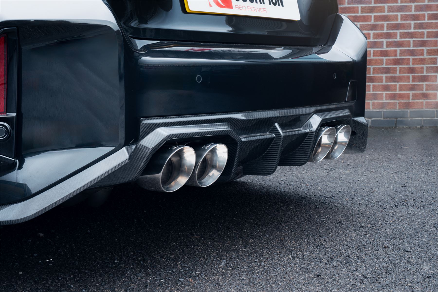 Scorpion Exhaust Half System Polished Quad Daytona Trims BMW M2 G87 GPF Model 2022-2026