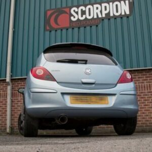Scorpion Exhaust Rear Silencer Only Vauxhall Corsa D 1.0/1.2/1.4 2006-2014
