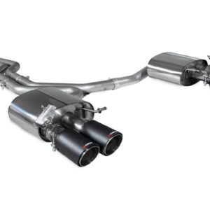 Scorpion Exhaust Non-Resonated Half System Ascari Tailpipe Audi S4 B9 Quattro 3.0T V6 Avant Sedan Non-GPF Models 2017-2019